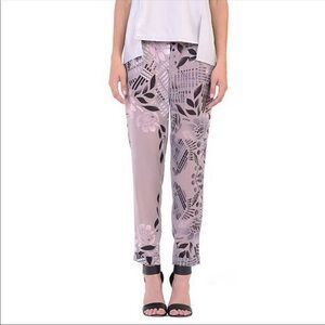 STELLA & JAMIE EVE Print Sheer pants Large